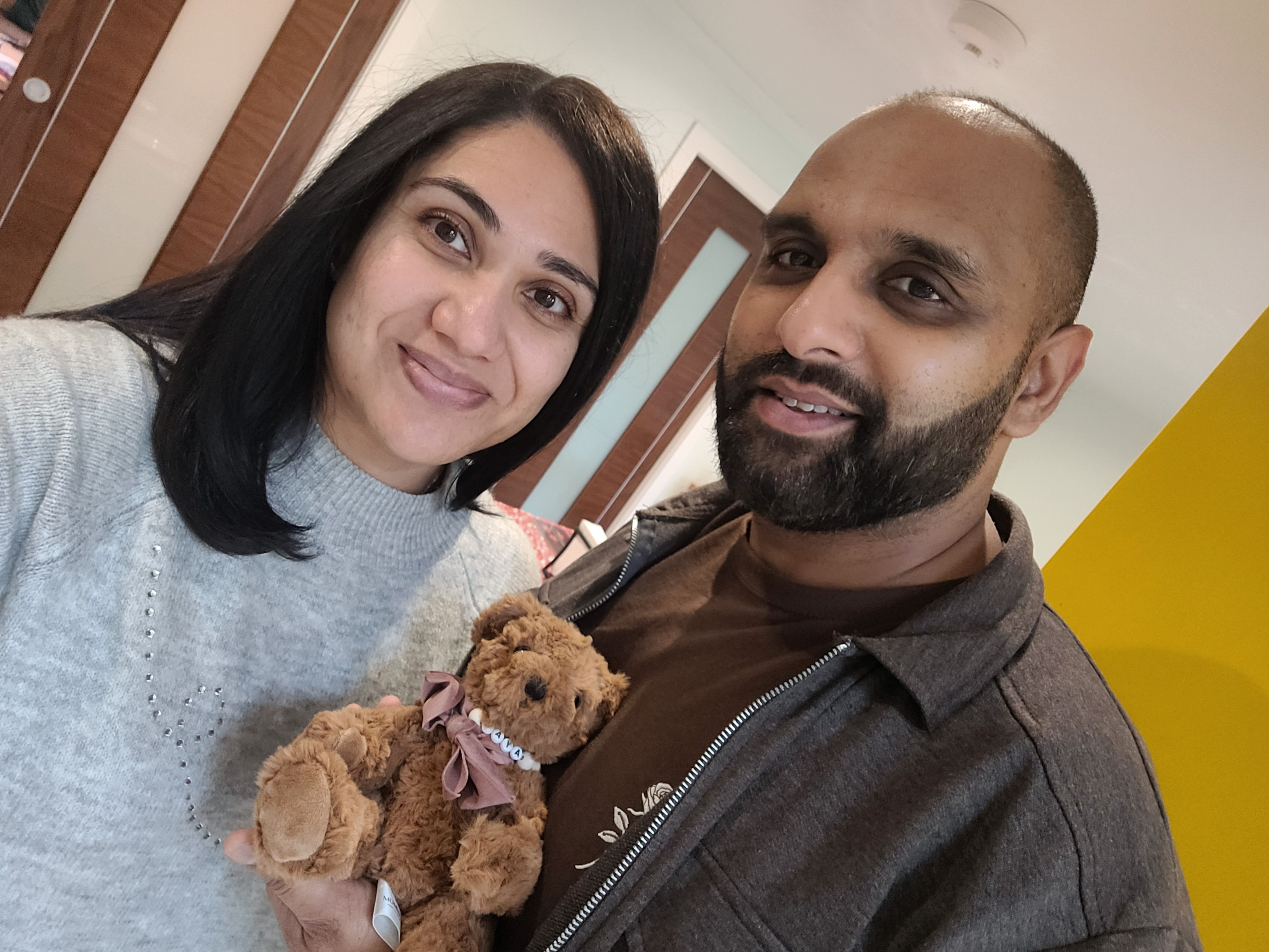 Vaishali and husband Rahul