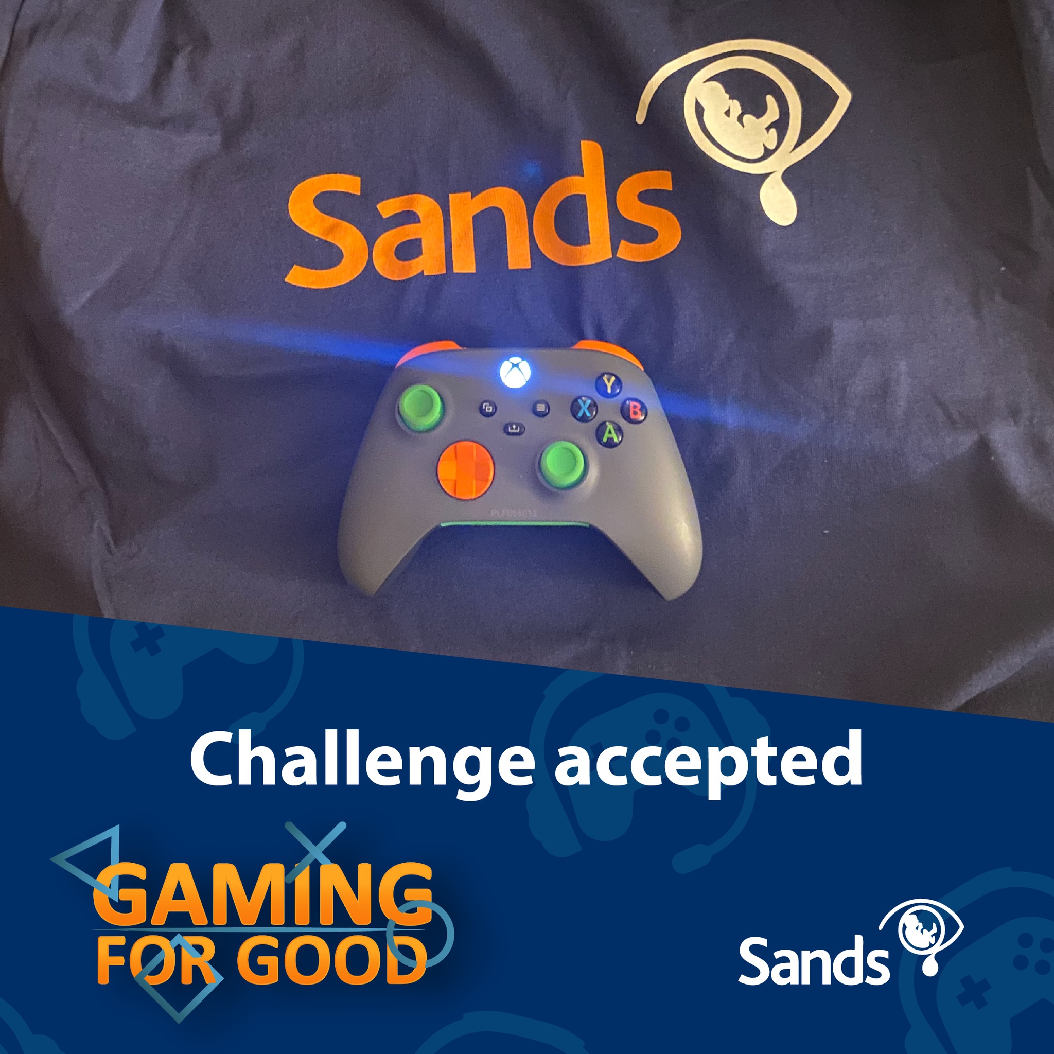 Gaming for Good challenge accepted badge