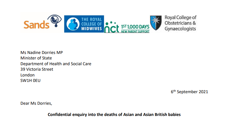 Confidential enquiry letter to Nadine Dorries MP