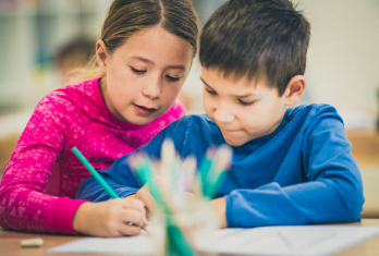 Pink and Blue