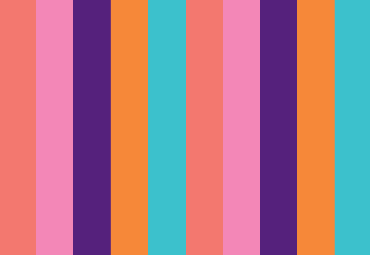 Different coloured paperchain strips
