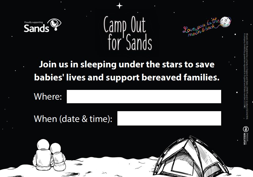 preview of the camp out invite 