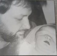 Callum who was a stillbirth with his dad