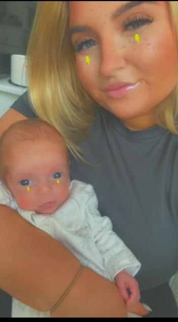 Amber and baby