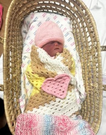 Baby Elsie who was a stillbirth.