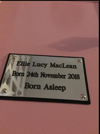 Baby Ellie who was stillborn following a Termination for Medical Reasons (TFMR)