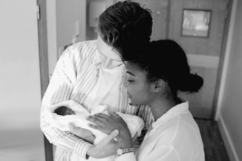 Jenna with baby Penelope