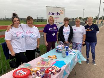 Laura fundraising for Sands
