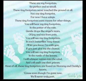Mason’s poem following his stillbirth.
