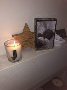 Joshan picture, candle and star