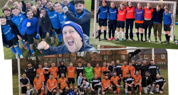 Sands United team celebrating