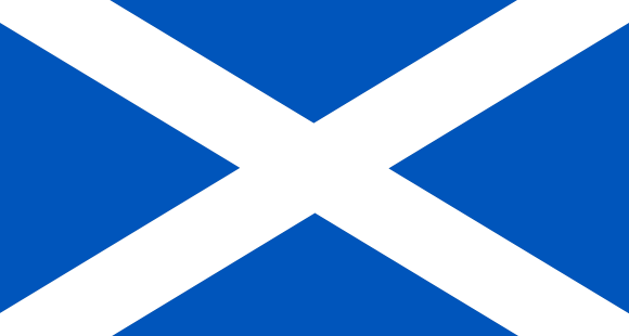 Sands in Scotland - Image of Scottish Flag
