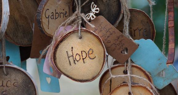 An image which says Hope