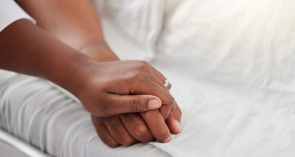 Hands being held