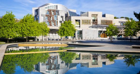 An image of the Scottish Parliament Building