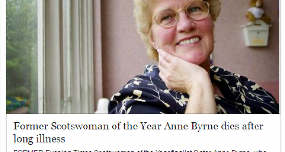 Anne Byrne has died