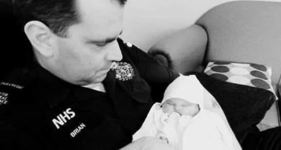 Brian and his baby daughter, Molly.
