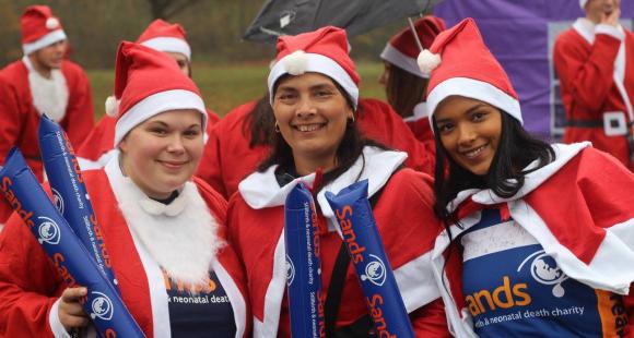 Clea Harmer, gift of support, blog, santa run, sands