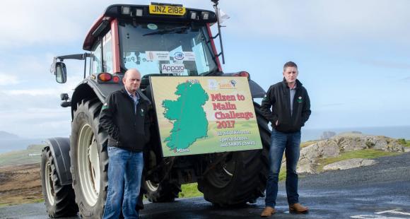 Northern Ireland, stillbirth, charity, sands, fundraising, support, mizen, malin, tractor