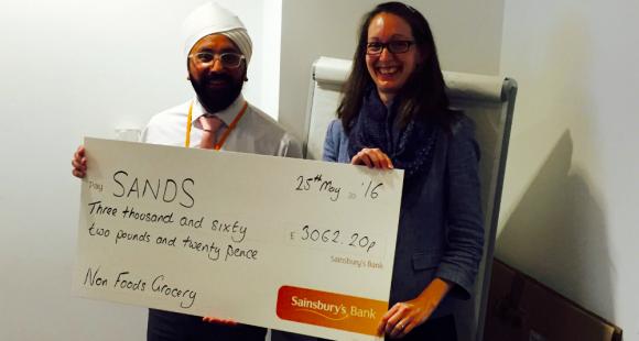Sainsbury's, Sands, charity, fundraising, stillbirth, neonatal death, baby, babies, Non Food Grocery, corporate fundraising, quiz, Holborn, Judith Abela