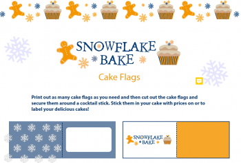 Cake flags
