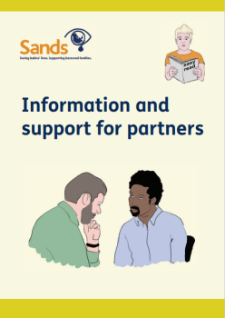 Front cover of Information and support for partners chatper in easy read format