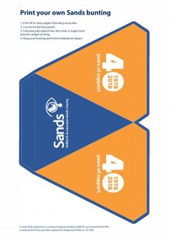 Sands, print your own bunting