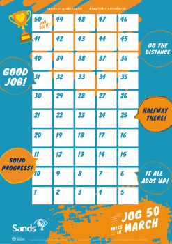 Jog 50 Miles 2022 Tracker