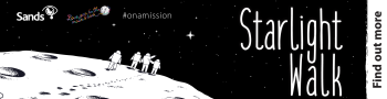 email footer which has Starlight Walk written in the sky