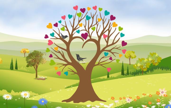 January Tree of Love