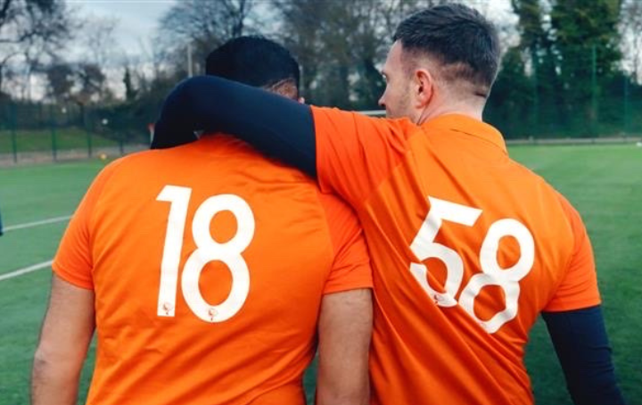 Two Sands United players. 
