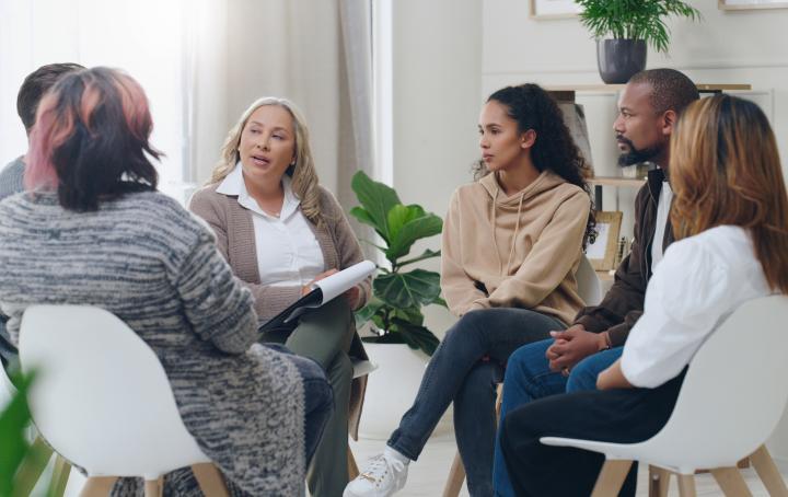 group of people taking part in research study