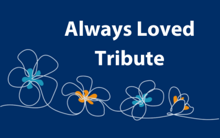 navy flowers