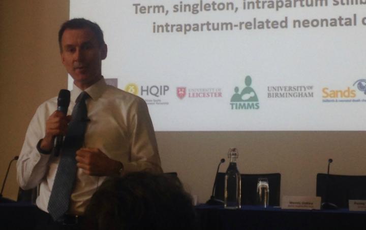 jeremy hunt, health secretary, sands, midwives