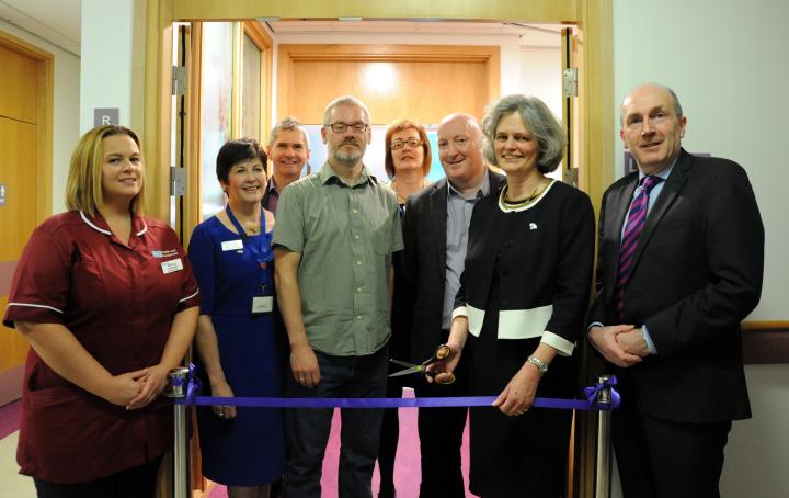 Dr Clea Harmer opened the Lavender Suite at Altnagelvin Hospital in Londonderry.  
