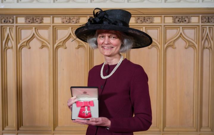 Sands CEO Clea Harmer with her MBE