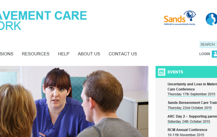 Bereavement Care Network, BCN, Sands, Stillbirth, RCM, Royal college of midwives, professionals, health professionals, NHS, bereavement care, midwives, midwifery, baby, neonatal, death, stillborn