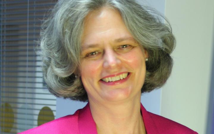 Clea Harmer Chief Executive of Sands smiles
