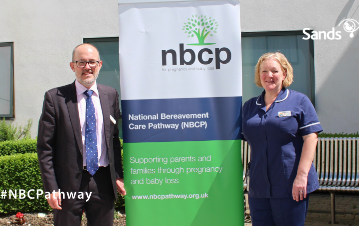 Marc Harder, National Bereavement Care Pathway Lead at Sands and Kathryn Sansby, Bereavement Midwife at East Lancashire NHS Health Trust