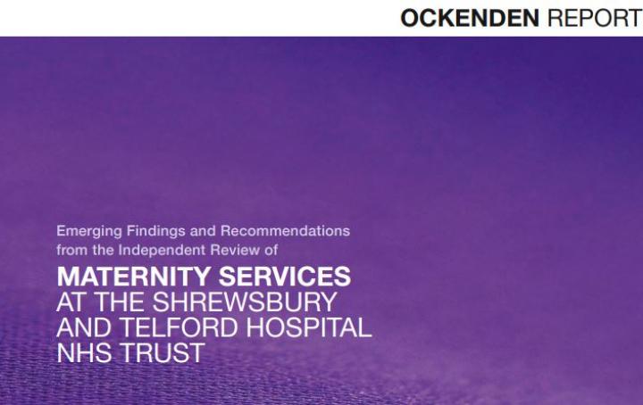 Ockenden Report cover