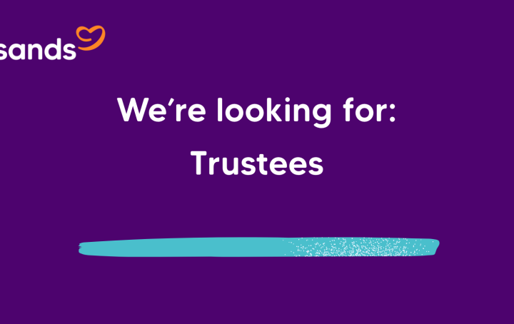 Txt reads 'We're looking for Trustees'